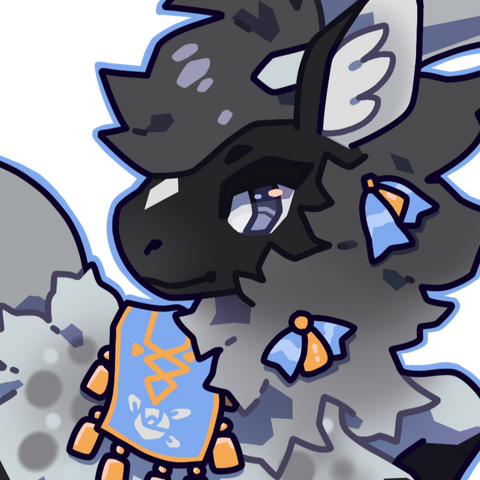 Blocky Chibi (a cropped version of an example of a blocky chibi commission.) Blocky Chibi (a cropped version of an example of a blocky chibi commission.)